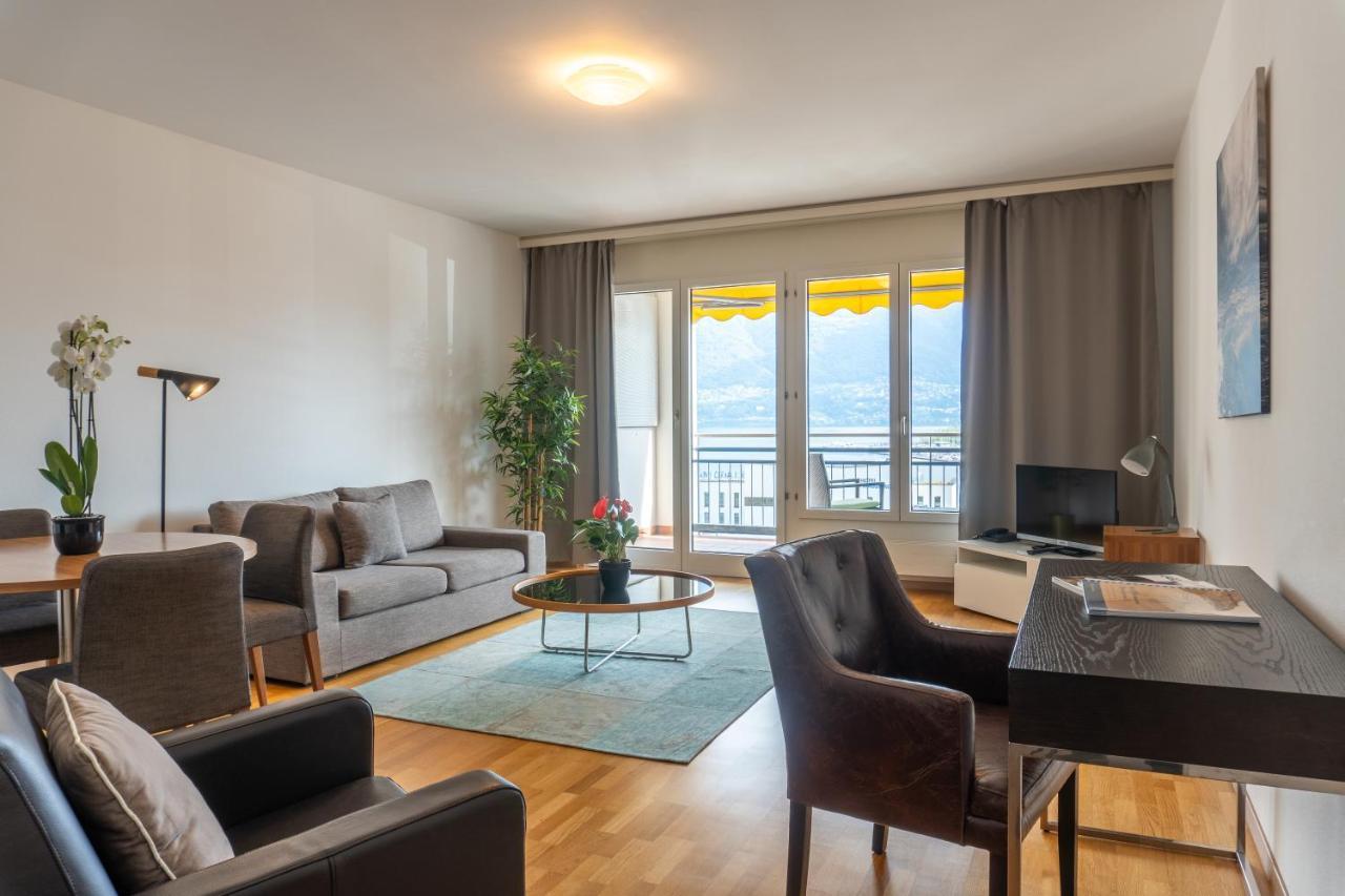 Tertianum Residenza Al Parco Appartements & Restaurant Muralto ภายนอก รูปภาพ
